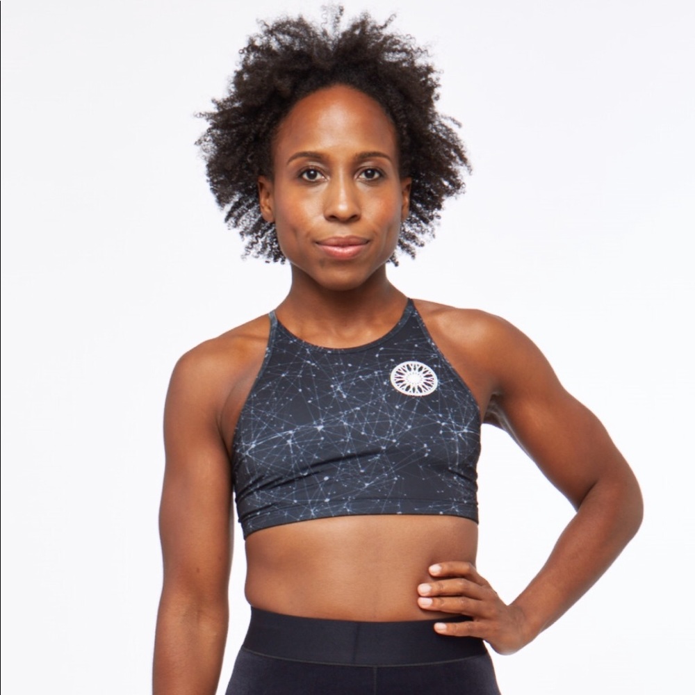 NWT SoulCycle Spirit Bra w/ criss-cross back